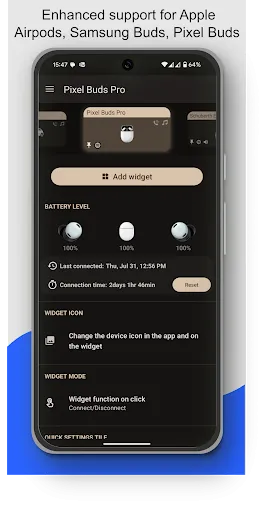 pods battery pro mod apk PodsLink