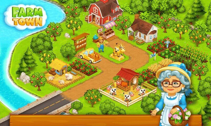 Farm Town: Fazenda feliz v3.95 Apk Mod (Dinheiro Infinito) Download 2023 -  Night Wolf Apk