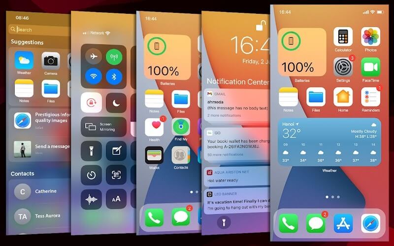 Launcher iOS 15 MOD APK Download