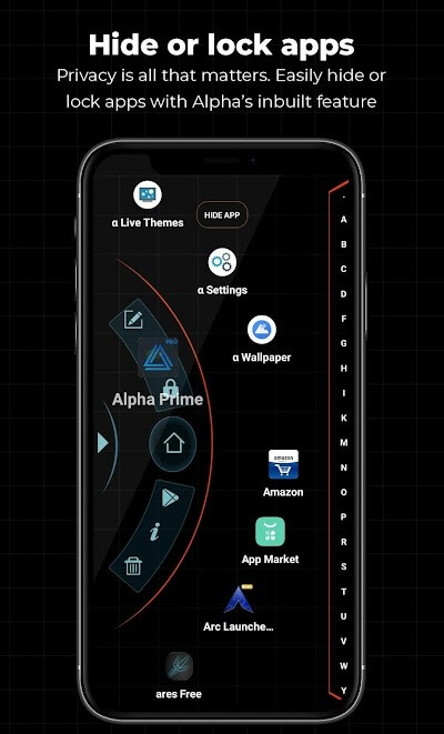 Alpha Hybrid Launcher MOD APK Download