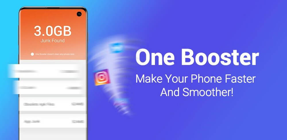 One Booster MOD APK cover