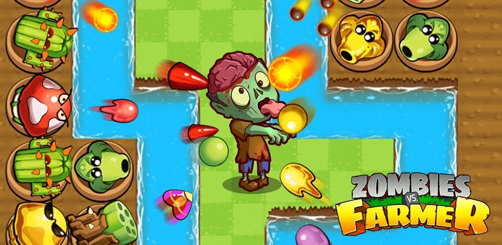 Zombies Vs. Farmer MOD APK cover